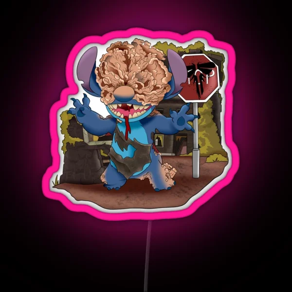 Stitch Last Of Us Clicker RGB Neon Sign