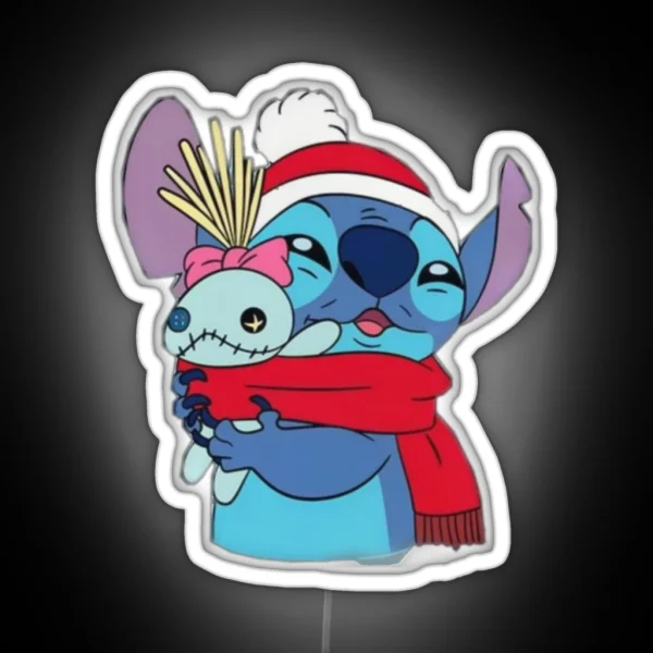 STITCH Ready For Christmas RGB Neon Sign