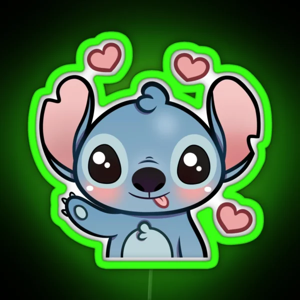 Stitch RGB Neon Sign