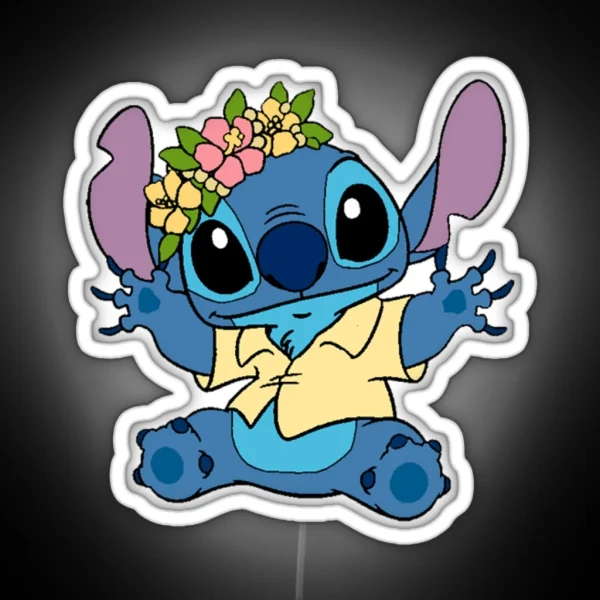 Stitch Summer RGB Neon Sign