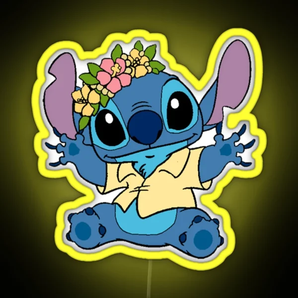 Stitch Summer RGB Neon Sign