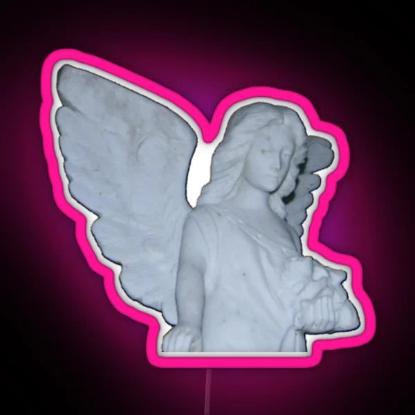 Stone Angel RGB Neon Sign