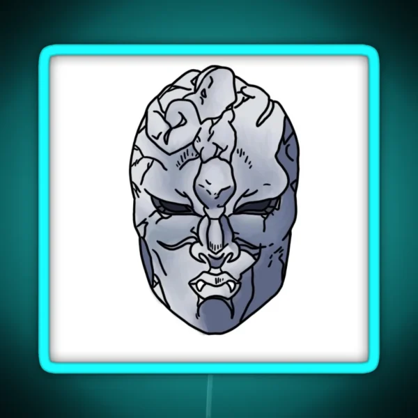 Stone Mask RGB Neon Sign