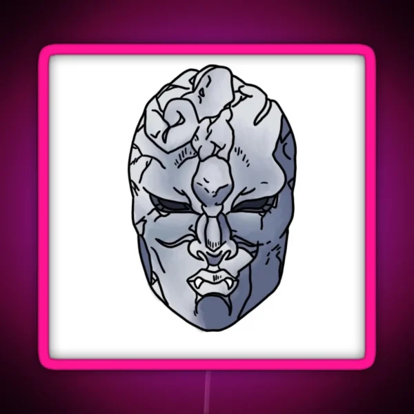 Stone Mask RGB Neon Sign