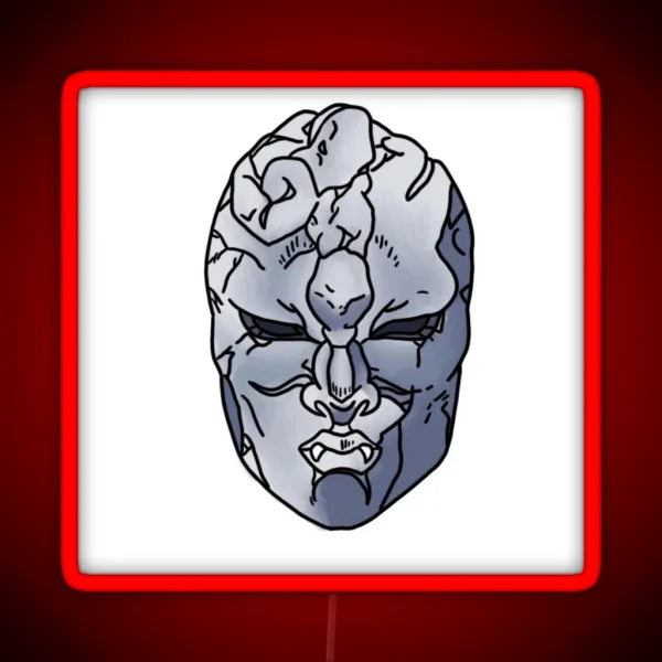 Stone Mask RGB Neon Sign