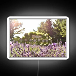 Stones Throw Winery Flowers RGB Neon Sign