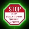 stop DBT skill neon sign