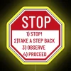 Stop DBT Skill Neon Sign with RGB Yellow Lights 🌟