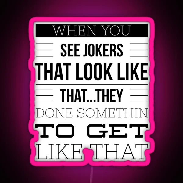 Stown Classic Quote RGB Neon Sign