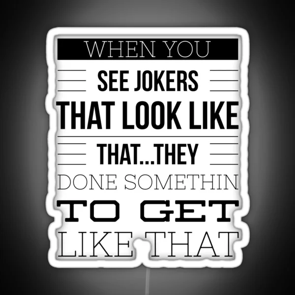 Stown Classic Quote RGB Neon Sign