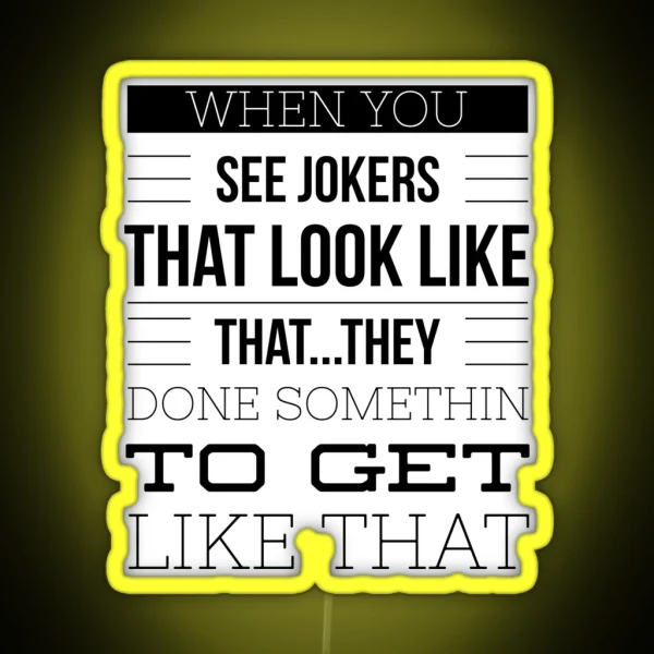 Stown Classic Quote RGB Neon Sign