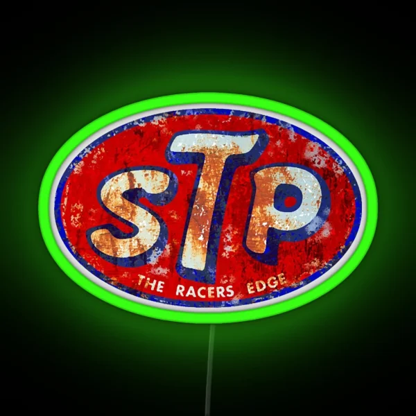 STP Racing Rust RGB Neon Sign