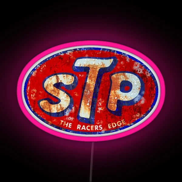 STP Racing Rust RGB Neon Sign