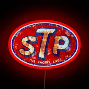 STP Racing Rust RGB Neon Sign