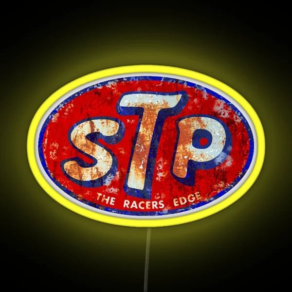 STP Racing Rust RGB Neon Sign