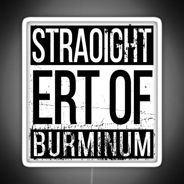 Straight Outta Birmingham RGB Neon Sign