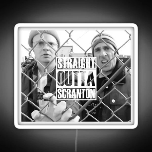Straight Outta Scranton RGB Neon Sign