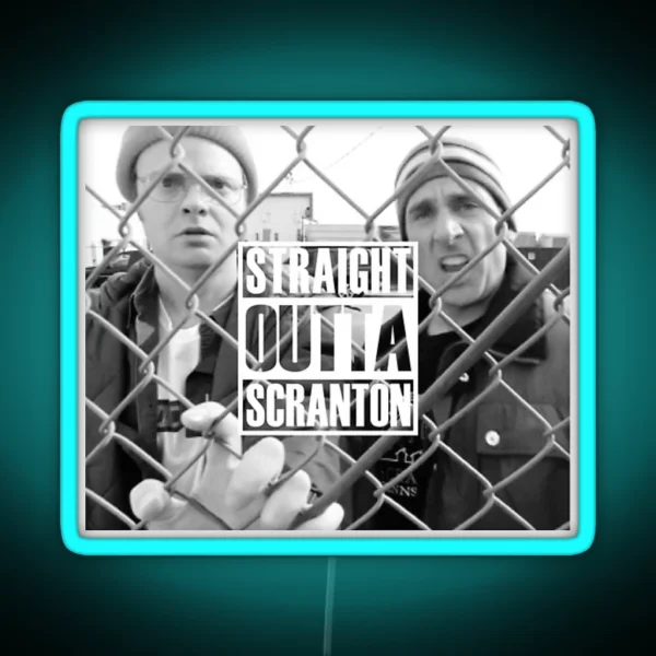 Straight Outta Scranton RGB Neon Sign
