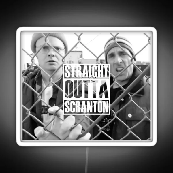 Straight Outta Scranton RGB Neon Sign