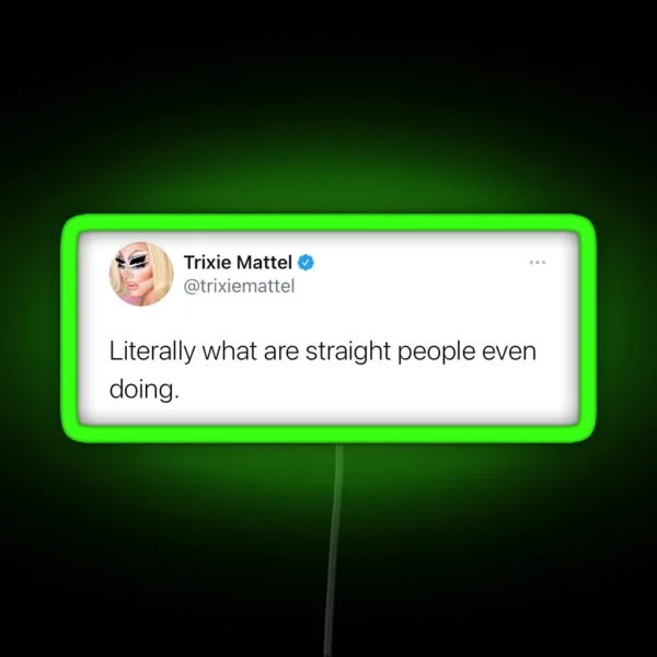 Straight Ppl RGB Neon Sign