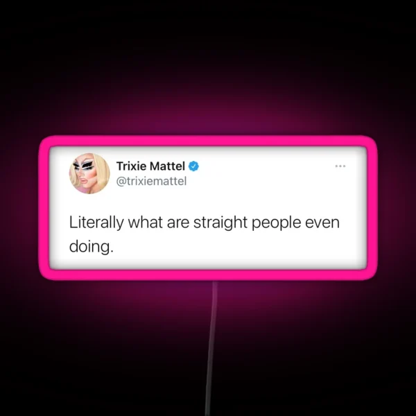 Straight Ppl RGB Neon Sign