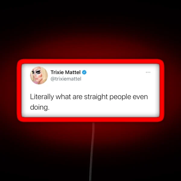 Straight Ppl RGB Neon Sign