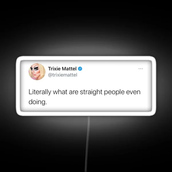 Straight Ppl RGB Neon Sign