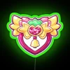 Neon Tokyo Street Sign with Strawberry Bell Mew Mew Logo in RGB LED Lights