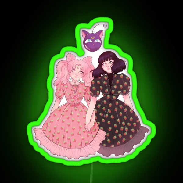 Strawberry Magic RGB Neon Sign