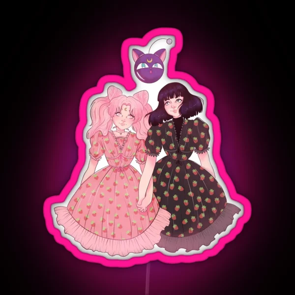 Strawberry Magic RGB Neon Sign