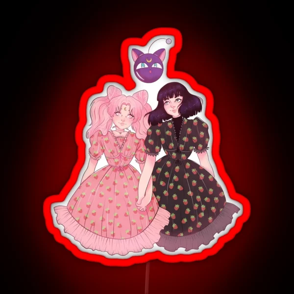 Strawberry Magic RGB Neon Sign