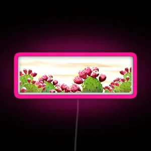 Strawberry Prickly Pear RGB Neon Sign