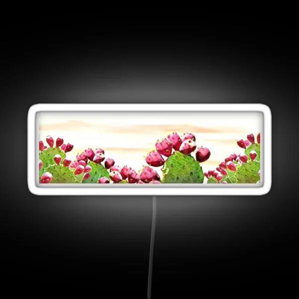 Strawberry Prickly Pear RGB Neon Sign