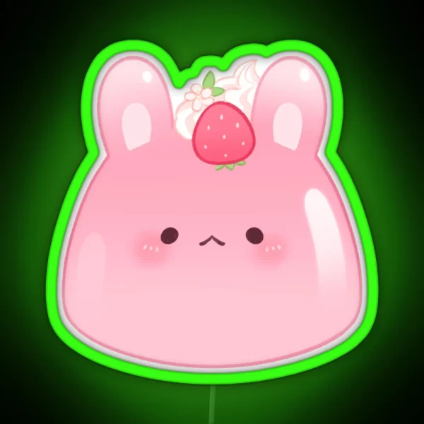 Strawberry Pudding RGB Neon Sign