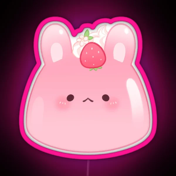 Strawberry Pudding RGB Neon Sign