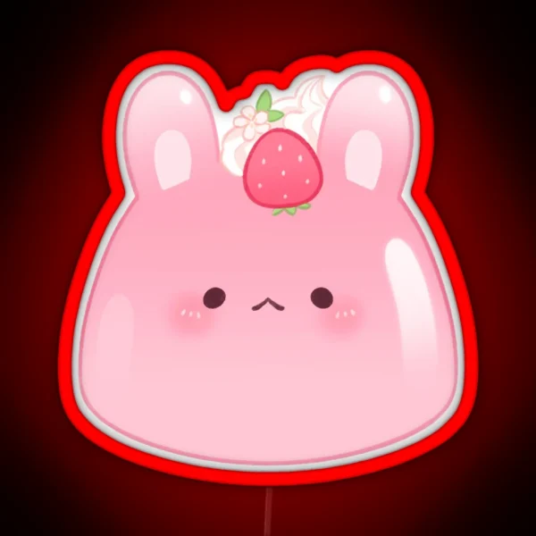 Strawberry Pudding RGB Neon Sign