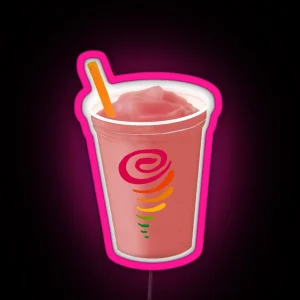 Strawberry Smoothie RGB Neon Sign