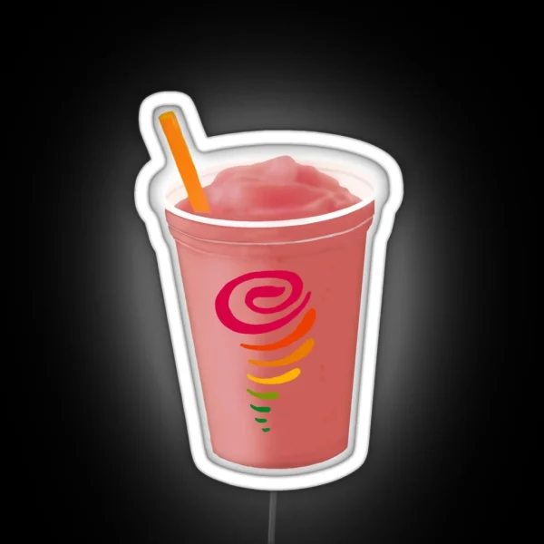 Strawberry Smoothie RGB Neon Sign