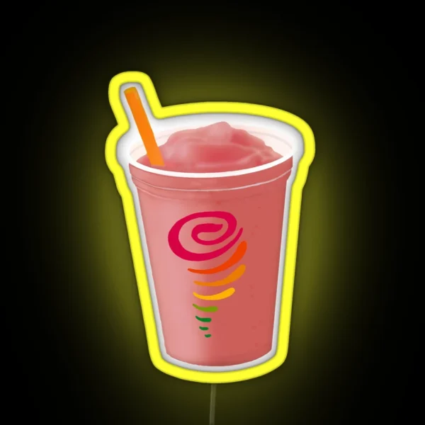 Strawberry Smoothie RGB Neon Sign