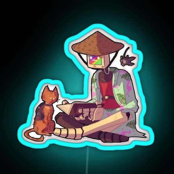 Stray Cat Game RGB Neon Sign
