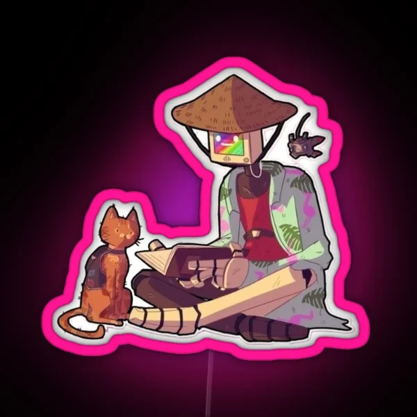 Stray Cat Game RGB Neon Sign