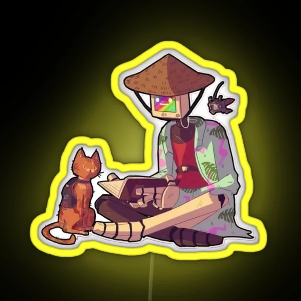 Stray Cat Game RGB Neon Sign