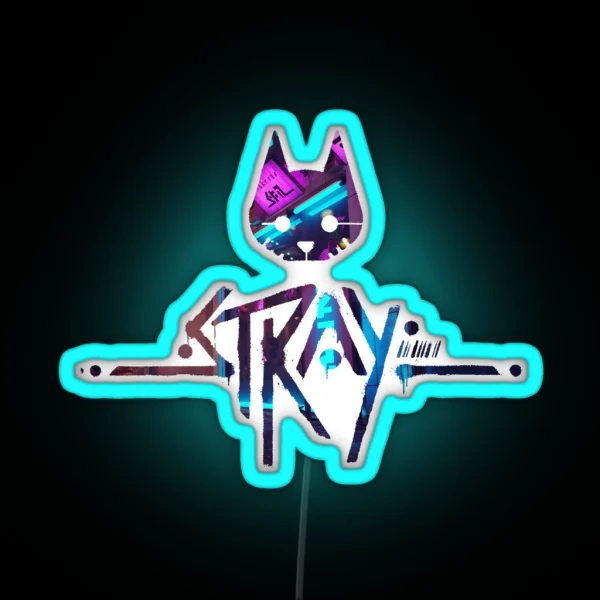 Stray Game Vintage Design RGB Neon Sign