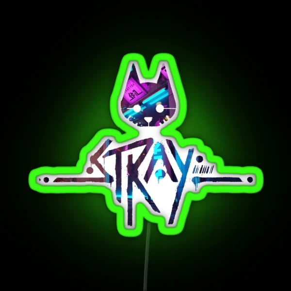 Stray Game Vintage Design RGB Neon Sign