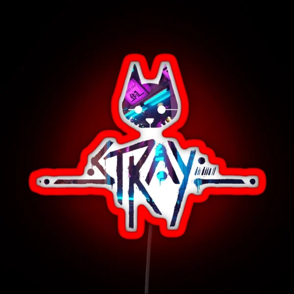 Stray Game Vintage Design RGB Neon Sign