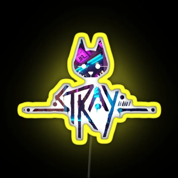 Stray Game Vintage Design RGB Neon Sign