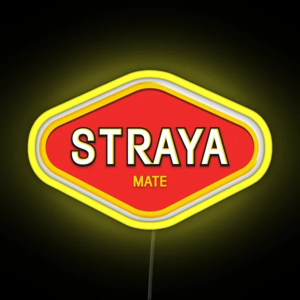Straya Mate Australia RGB Neon Sign