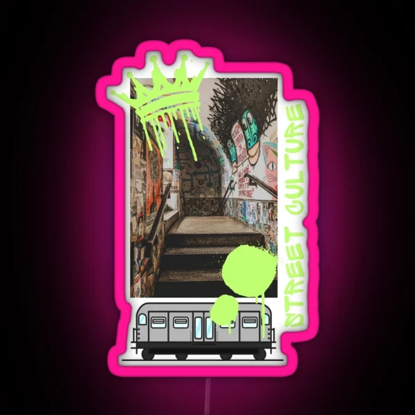 Street Culture RGB Neon Sign