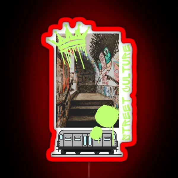 Street Culture RGB Neon Sign