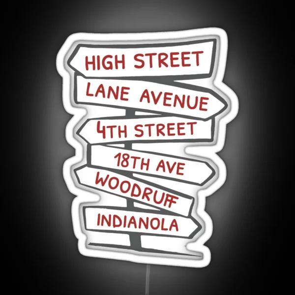Street Names CBUS RGB Neon Sign
